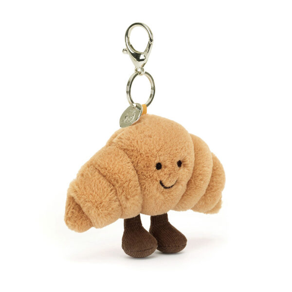 Jellycat 牛角包吊飾 Amuseables Croissant Bag Charm / 16cm：圖片 1