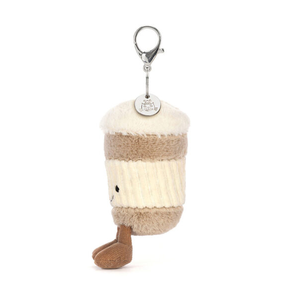 Jellycat 咖啡杯吊飾 Amuseables Coffee-to-Go Bag Charm /12cm：圖片 3