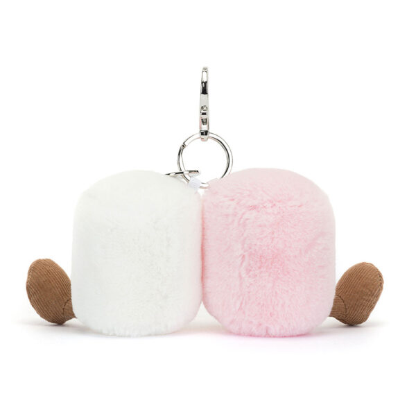 Jellycat 棉花糖吊飾 Amuseables Pair of Marshmallows Bag Charm /15cm：圖片 3