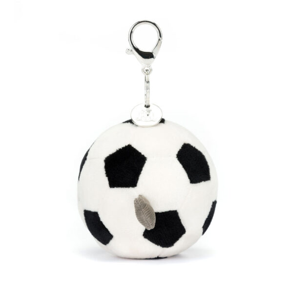 Jellycat 足球吊飾 Amuseables Sports Football Bag Charm / 11cm：圖片 3