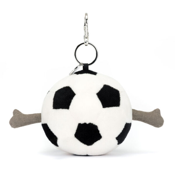 Jellycat 足球吊飾 Amuseables Sports Football Bag Charm / 11cm：圖片 2