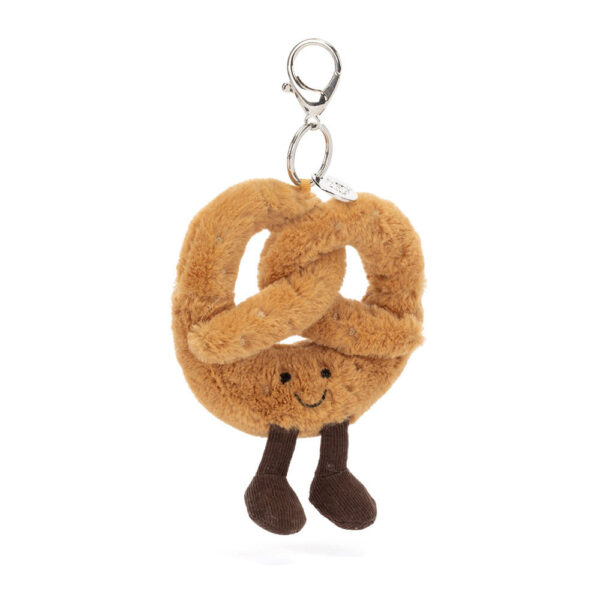 Jellycat 椒鹽脆餅吊飾 Amuseables Pretzel Bag Charm /11cm：圖片 1