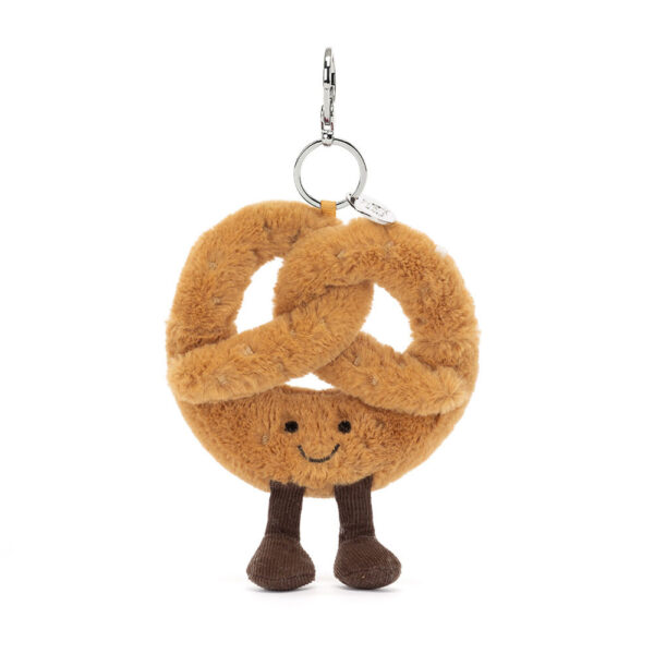 Jellycat 椒鹽脆餅吊飾 Amuseables Pretzel Bag Charm /11cm：圖片 2