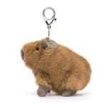 Jellycat 水豚吊飾 Clyde Capybara Bag Charm /10cm：圖片 2