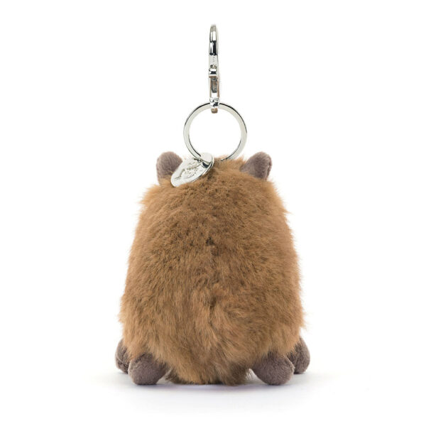 Jellycat 水豚吊飾 Clyde Capybara Bag Charm /10cm：圖片 3