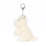 Jellycat 西高地吊飾 Munro Scottie Dog Bag Charm /10cm：圖片 2