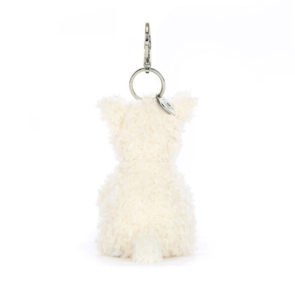 Jellycat 西高地吊飾 Munro Scottie Dog Bag Charm /10cm：圖片 3
