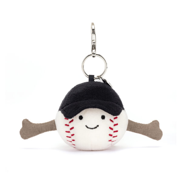 Jellycat 棒球吊飾 Baseball Charm / 12cm：圖片 1