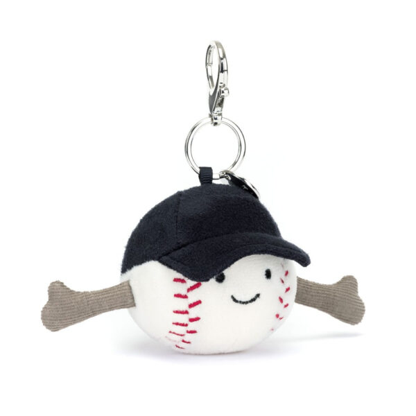 Jellycat 棒球吊飾 Baseball Charm / 12cm：圖片 2