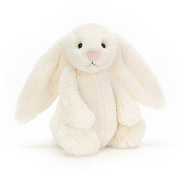 Jellycat 白色邦尼兔 Bashful Cream Bunny / 31 / 36 / 51 /67 /108cm：圖片 1