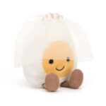 Jellycat 趣味水煮蛋新娘玩偶 Amuseables Boiled Egg Bride / 15cm