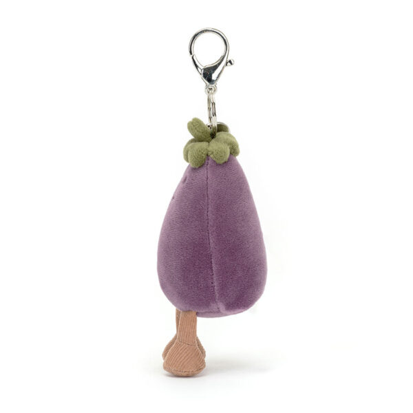 Jellycat 茄子吊飾 Amuseables Aubergine Bag Charm /8cm：圖片 3