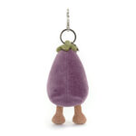 Jellycat 茄子吊飾 Amuseables Aubergine Bag Charm /8cm：圖片 2