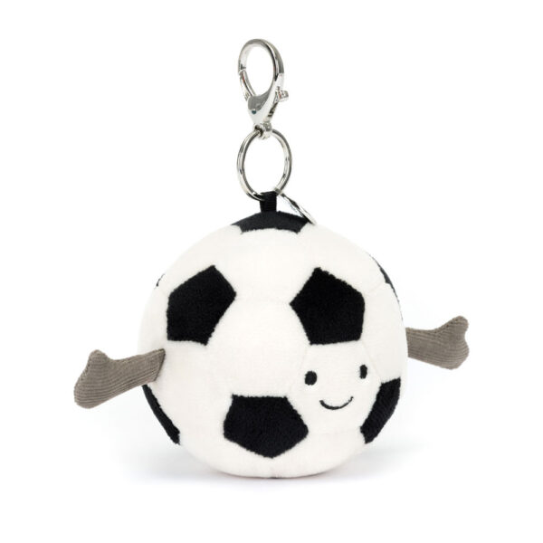 Jellycat 足球吊飾 Amuseables Sports Football Bag Charm / 11cm：圖片 1
